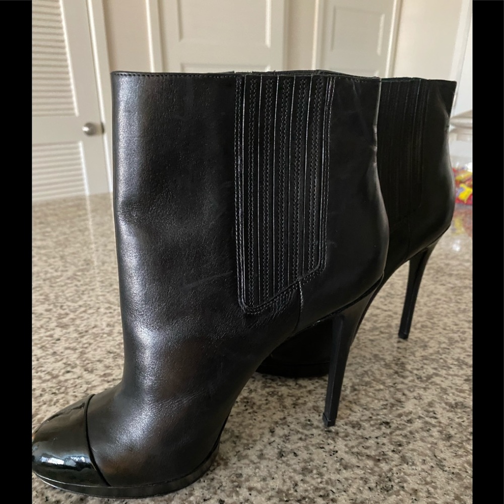 Brand New BRIAN ATWOOD boots with patent toe